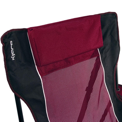 Kijaro Sling Folding Camping Chair - Enjoy the Outdoors in this Outdoor Chair with a Built-In Cup Holders and Side Organizer - Includes a Detachable Pillow – Red Rock Canyon
