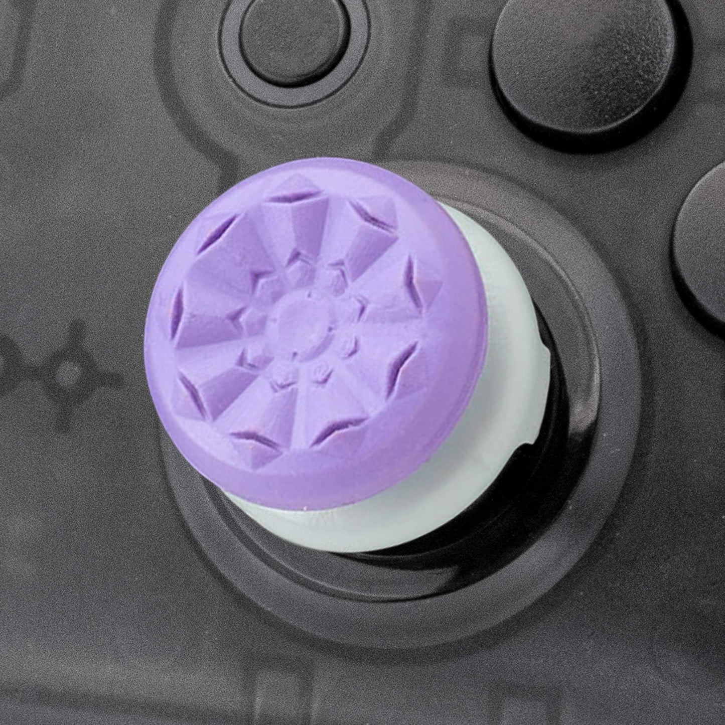 KontrolFreek FPS Freek Galaxy Performance Thumbsticks for Nintendo Switch | 1 Mid-Rise, 1 High-Rise Concave | Purple
