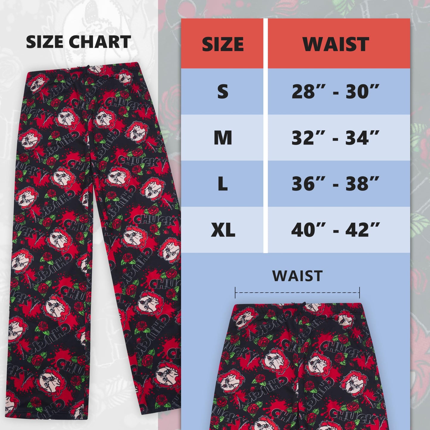 Handcraft Chucky FACE AO 1PC Mens Lounge PNT