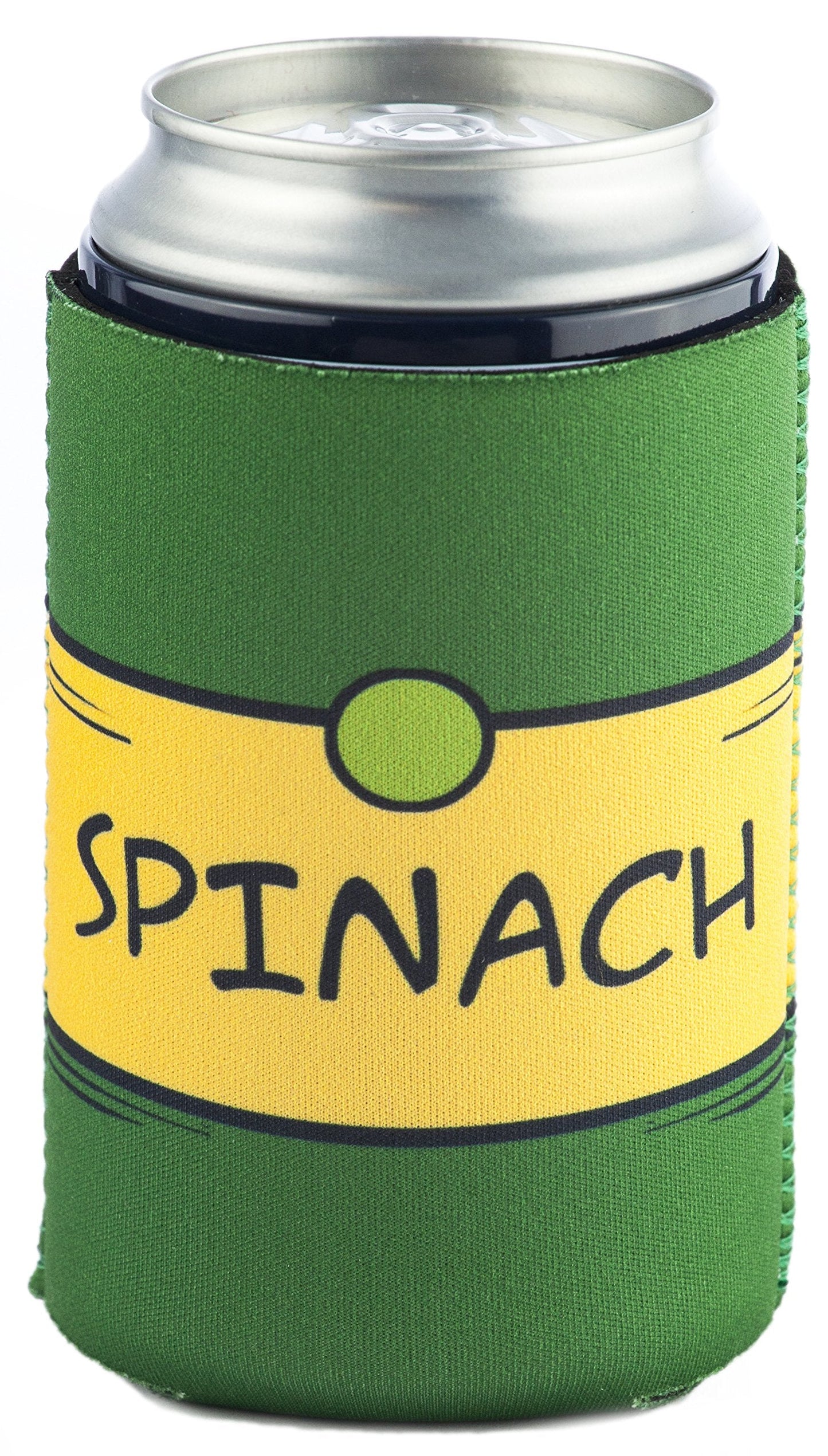 Funny Guy Mugs Spinach Collapsible Neoprene Can Coolie - Drink Cooler