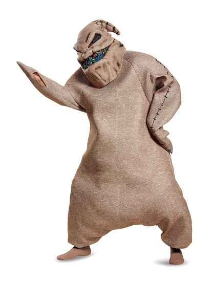 Disguise Men's Oogie Boogie Prestige Adult Costume, Brown, X-Large