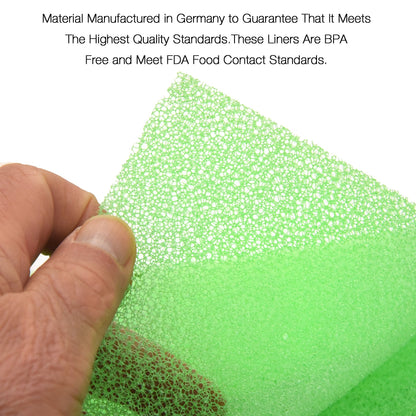 Dualplex® Fruit & Veggie Life Extender Liner for Fridge Refrigerator Drawers, 6 x 16.5 Inches (6 Pack) – Extends The Life of Your Produce & Prevents Spoilage