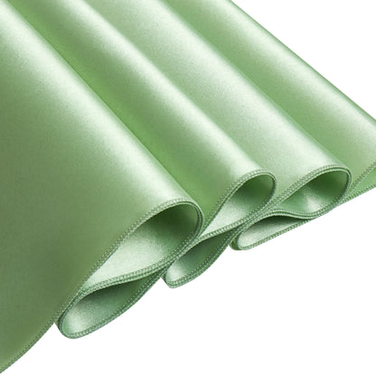 Counfeisly 1 Pack Satin Table Cover Rectangle Silkly Soft Table Cloth, Satin Dining Table Cloths for Wedding Banquet Table Decoration, Dining Room, Indoor and Outdoor Use, 60 x 120 Inches, Sage Green