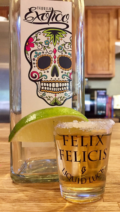 GO FROZEN Felix Felicis Shot Glass/Cup-Liquid Luck-Inspired by Harry Potter Barware Gifts for Adults-Cool Shot Glasses for Men/Women-1.75oz