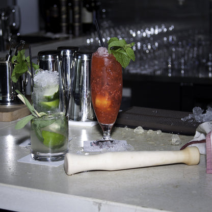 Fletchers' Mill Muddler, Cocktail Muddler, Solid Wood, Ideal Bartender Tool for Old Fashioned, Mojitos - 11 Inch