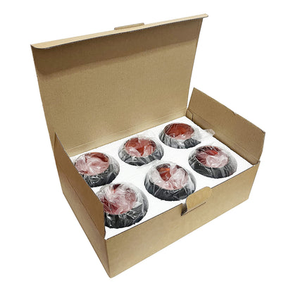 Halloween Table Decor Set of 6, Jack O Lanterns Black Glass Votive Tealight Candle Holders, Halloween Decorations Indoor Party Mantel Coffe Table Centerpiece Decor