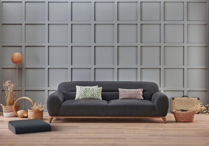 Kölbs Extra Large Seat Cushion, Stylish Plush Velvet Cover, X-Large Memory Foam for Office Chair, Floor Pillow, Cushion Back Pain Coccyx Pain Relief, Carry Handle (Extra Large)