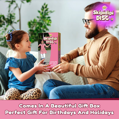 IPIDIPI TOYS Ankle Toy - Pink Flashing Retro Jumping Hopper Ball, Ankle Jump Rope Skip Ball - Improve Coordination, Get Exercise The Fun Way - Ideal Retro Birthday Gift for Kids Ages 5-12