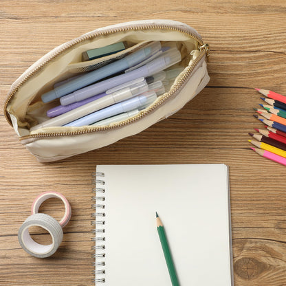 Mr. Pen- School Pencil Case, Cream, Pencil Pouch, Pen Case, Pen Pouch,