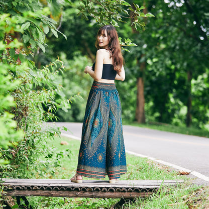 Lannaclothesdesign Womens Lounge Palazzo Pants Wide Legs S M L XL Sizes