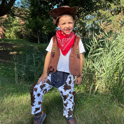LATOBREATH Boys Kids Halloween Cowboy My First Rodeo One Birthday Costume Dress Up Party Outfits（3T）