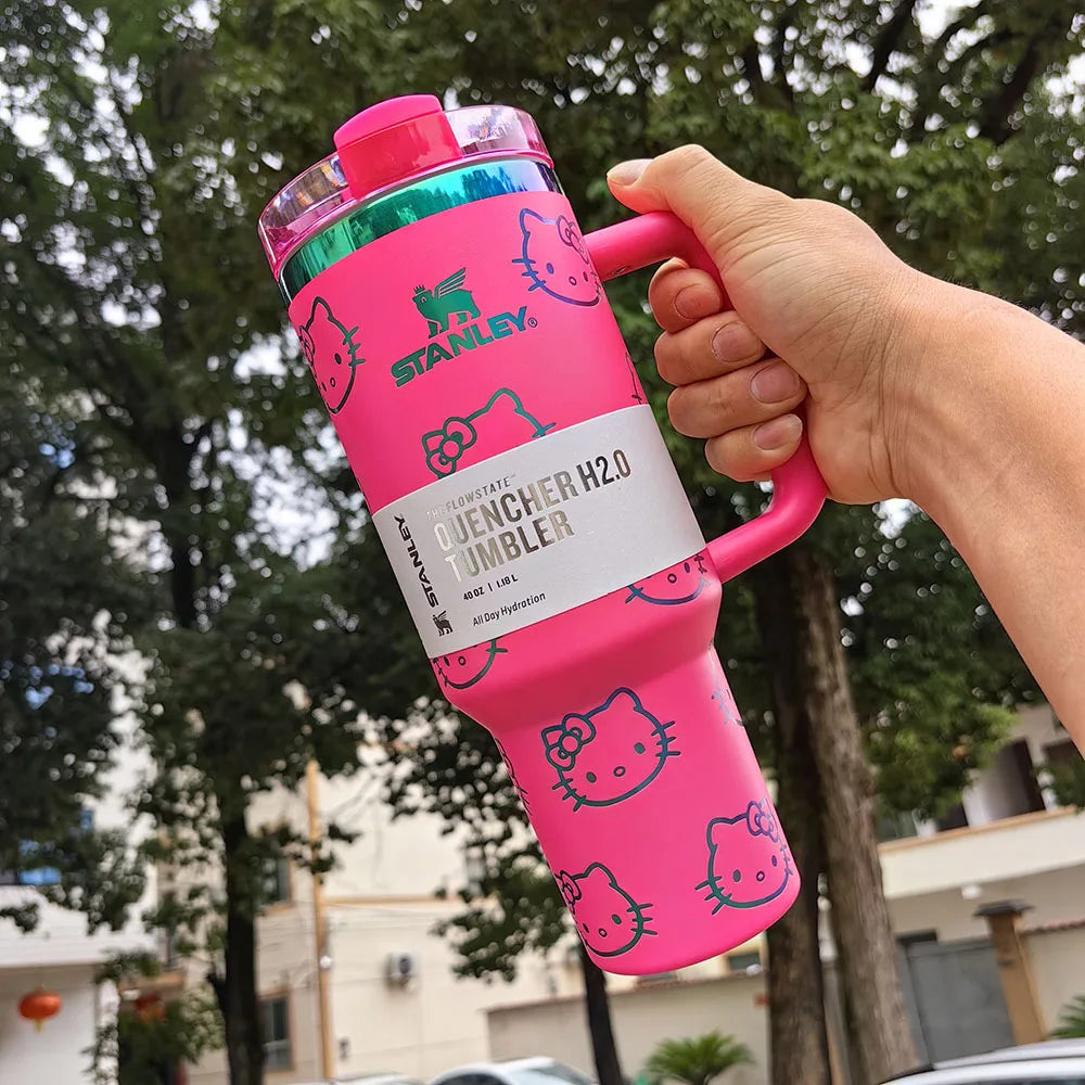 Flamingo Pink Quencher H2.0 Tumbler – 40 oz Travel Cup