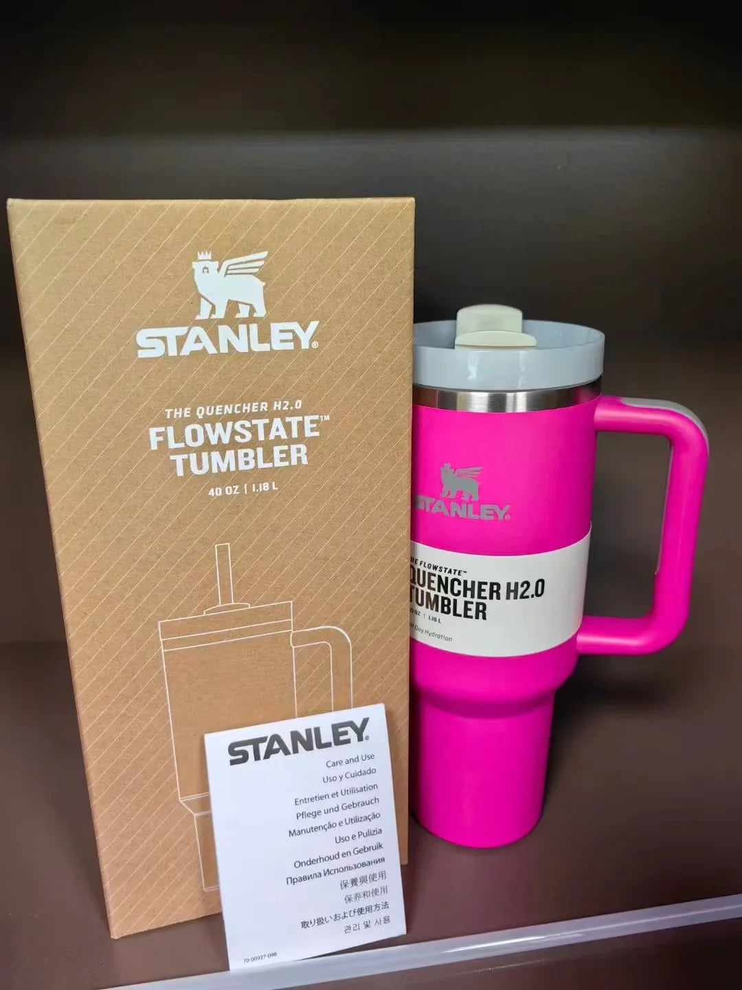 White Stanley Quencher H2.0 Tumbler – 40 oz Travel Cup